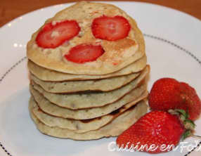 Pancakes à la fraise