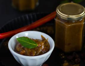 Chutney de rhubarbe