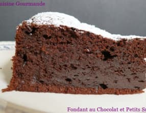 Fondant au chocolat et petits suisses