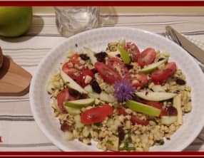 Salade de blé sucré-salé