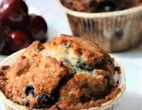 Muffins myrtilles coco