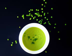 Gaspacho aux petits pois