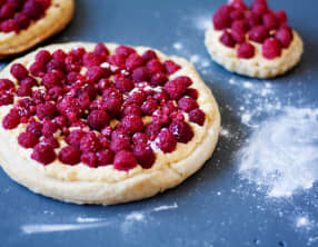 Tarte aux framboises