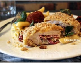 Cordons bleus au four , version à l'italienne