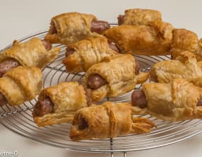 Feuilletés aux saucisses