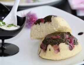 Flan aux haricots blancs et oseille