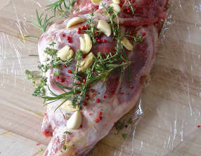 Gigot mariné