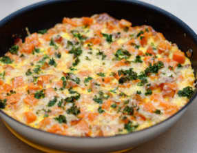 Frittata de patates douces