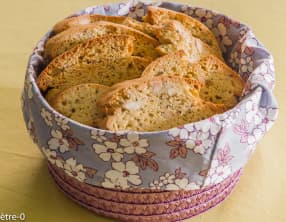 Tozzetti toscans aux graines de chia