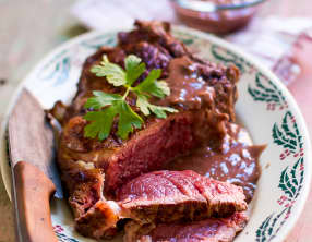 Côte de boeuf et sa sauce vigneronne