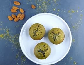 Moelleux façon financiers au thé matcha