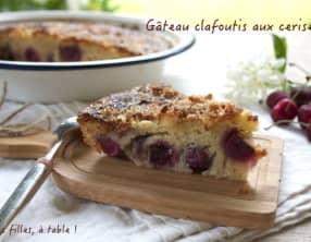Gâteau clafoutis aux cerises