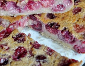 Clafoutis aux cerises végétal