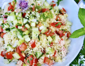 Taboulé aux herbes du jardin