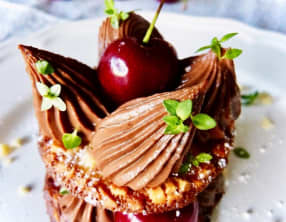 Millefeuilles façon forêt noire