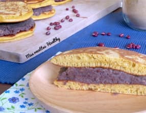 Dorayaki healthy à la crème de haricots Azukis