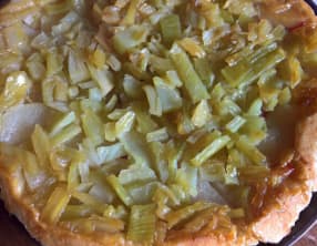 Tarte tatin au fenouil et aux poires