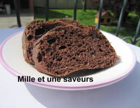 Pain au cacao et pépites de chocolat