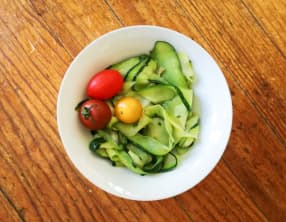 Tagliatelles de courgette