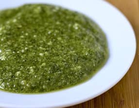 Sauce alcaline verte