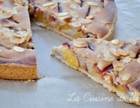 Tarte amandine à la nectarine