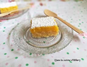 Carrés au citron gourmand de Martha Stewart