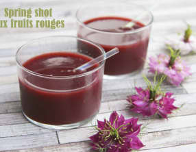 Spring shot aux fruits rouges