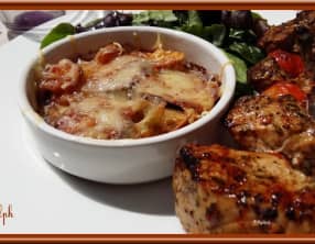 Flan de courgettes et pommes de terre