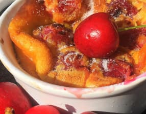 Petits clafoutis aux cerises
