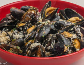 Moules au pesto d'ortie