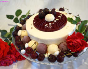 Fantastik cerises, dragées et amandes