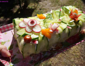Sandwich cake thon et surimi