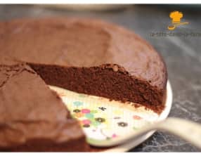 Gâteau au chocolat en poudre sans lait