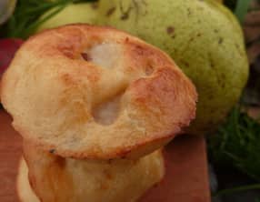 Petits moelleux poire et roquefort
