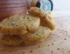 Petits sablés basques aux graines de chia