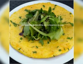 Omelette fine des soirs de flemme au parmesan et ciboulette