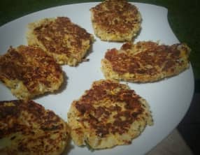 Galettes aux courgettes, quinoa et chèvre