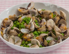 Coques aux petits pois