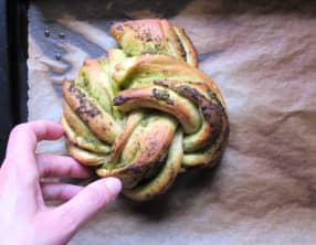 Pains torsadés au pesto