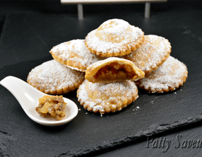 Rissoles pommes caramélisées et pécans