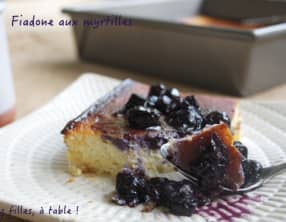 Fiadone aux myrtilles