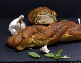 Pain brioché au pesto