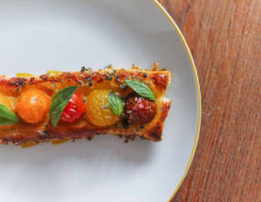 Tartelette toute simple aux tomates cerise