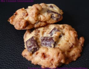 Cookies chocolat et noisettes caramélisées
