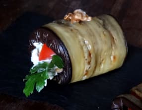 Roulades d'aubergine