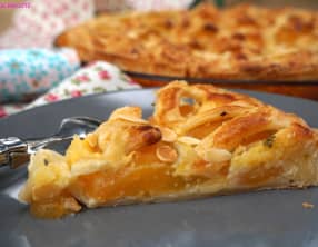 Tarte ensoleillée aux abricots