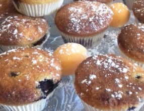 Muffins aux myrtilles