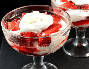 Parfait aux fraises