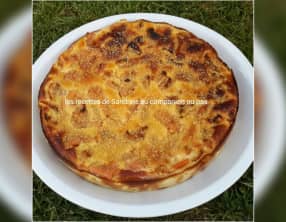 Gâteau fondant aux abricots et à la poudre d'amande