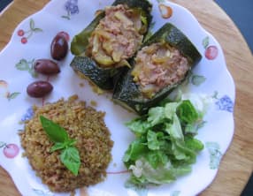 Courgettes farcies